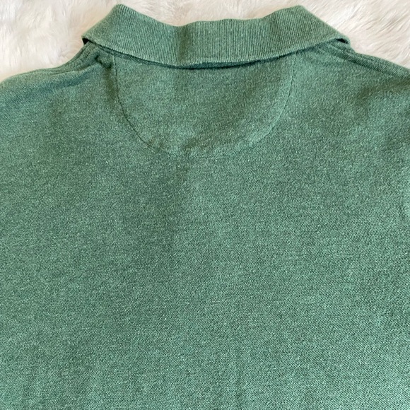 CHAPS green short sleeved Polo shirt men’s medium - Picture 6 of 9
